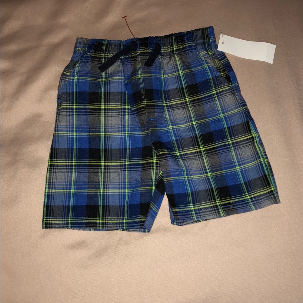 Boys plaid bottoms